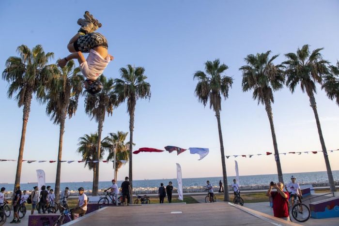 Kaykay, scooter ve paten leni nefes kesti