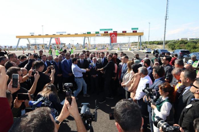�e�meli-K�zkalesi otoyolu hizmete a��ld�
