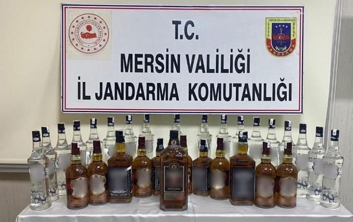 Mersin’de kaak alkol ve sigara operasyonu