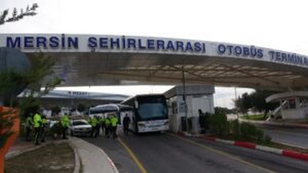 Mersin`de yolcu otobslerine k denetimi