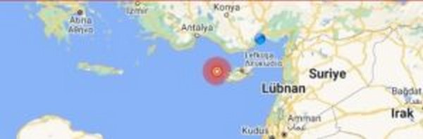 Mersin`de deprem...  beik gibi sallandk: 6.4