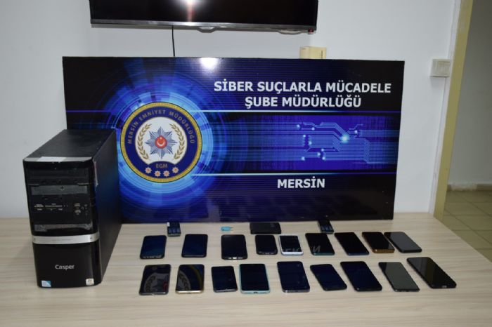 Mersin merkezli 14 ilde siber operasyonu: 50 milyonun bilgileri ellerinde