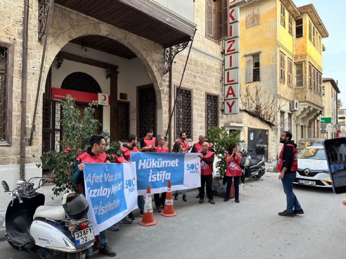 Kzlay protesto eylemi sonras gzalt