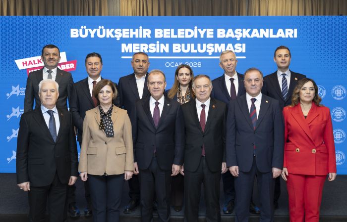 CHP�li B�y�k�ehir Belediye ba�kanlar� Mersin�de bulu�tu