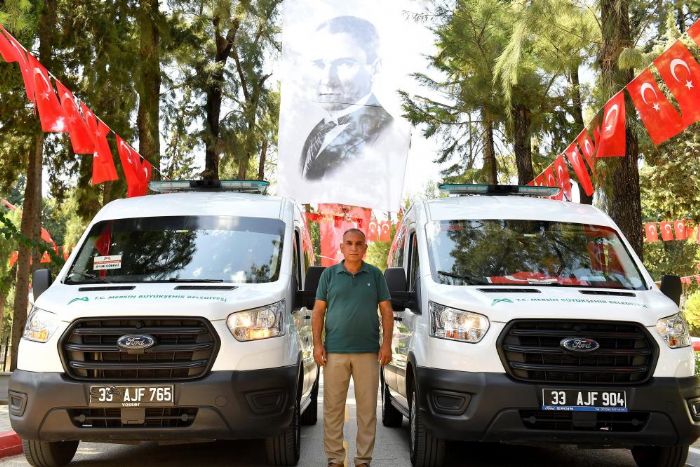 Mersin’de 57 cenaze nakil arac hizmette