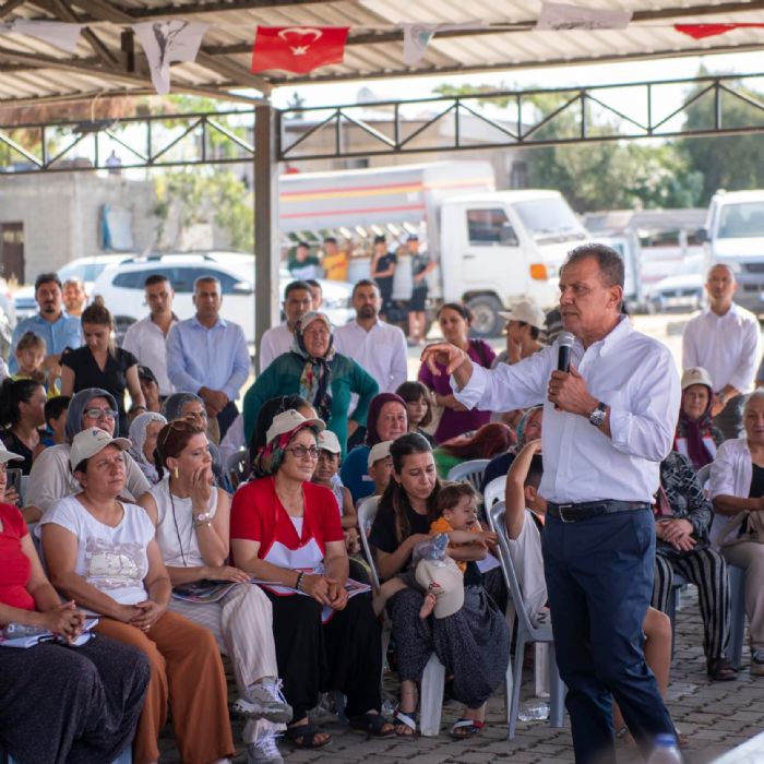 Bakan Seer, ile ziyaretlerinin finalini Tarsusla yapt