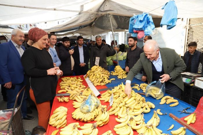 Bakan Gltak’n pazar mesaisi