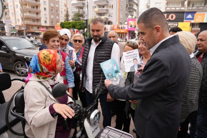 Tuncer, esnaflar ziyaret etti