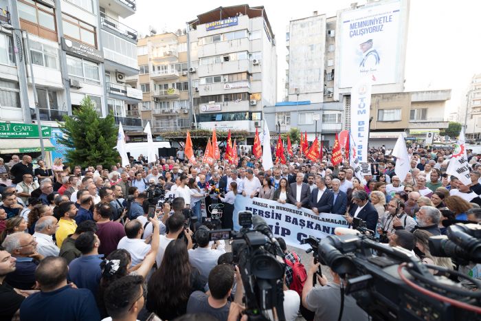 Tutuklu ba�kanlara destek ��� gibi
