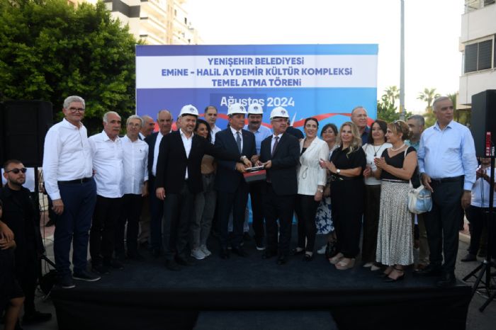 Yeniehirde ktphane ve taziye evi kompleksi temeli atld